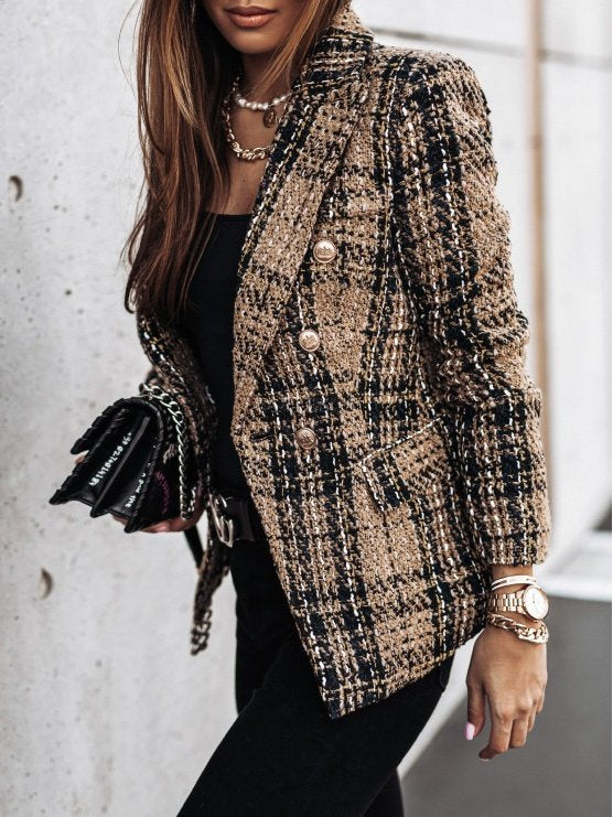 Others Color Block Dressy Regular Fit Blazer