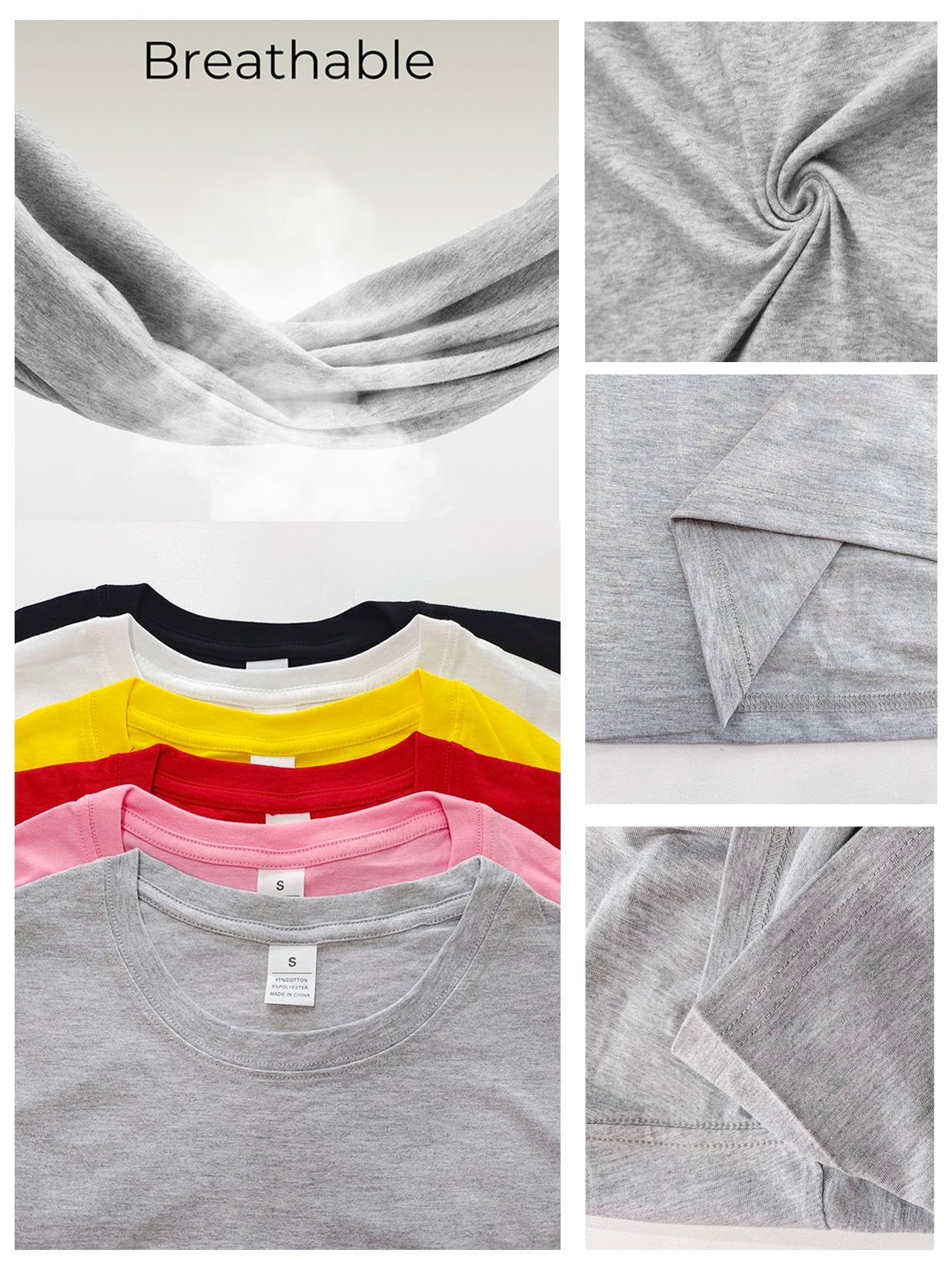Casual Crew Neck Knitted Daisy T-Shirt