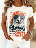 Crew Neck Regular Fit Cotton Casual T-Shirt