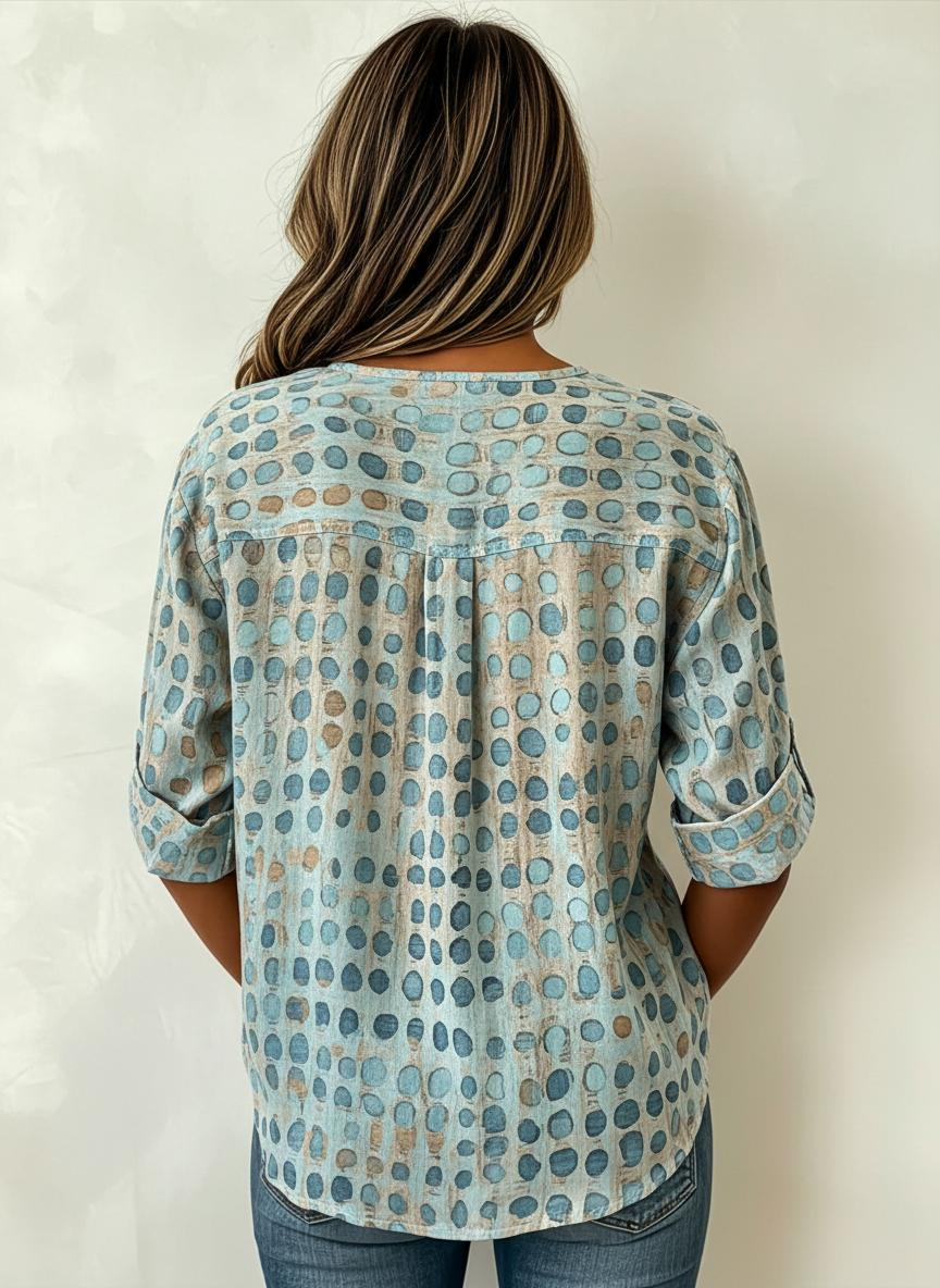 Vintage Stand Collar Shirt