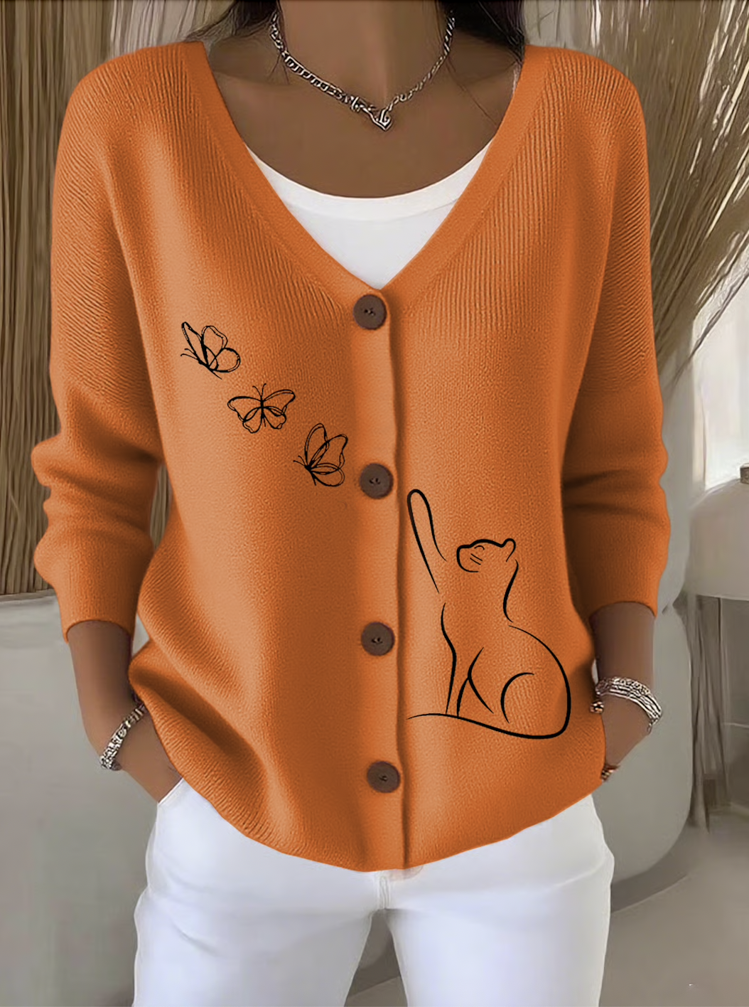 Regular Fit Casual Cardigan