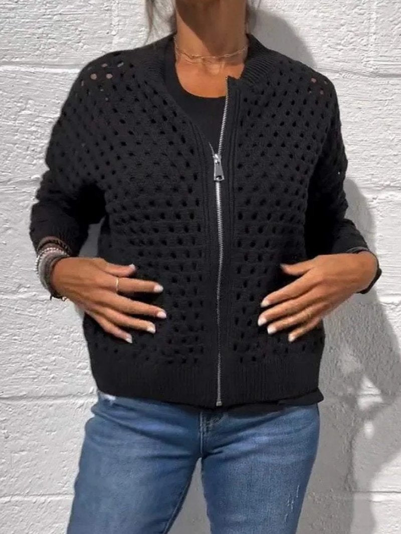 Urban Hollow Out Regular Fit Jacket