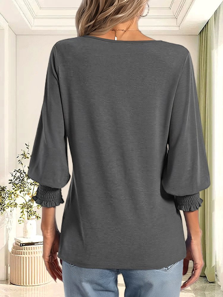 Casual V Neck T-Shirt