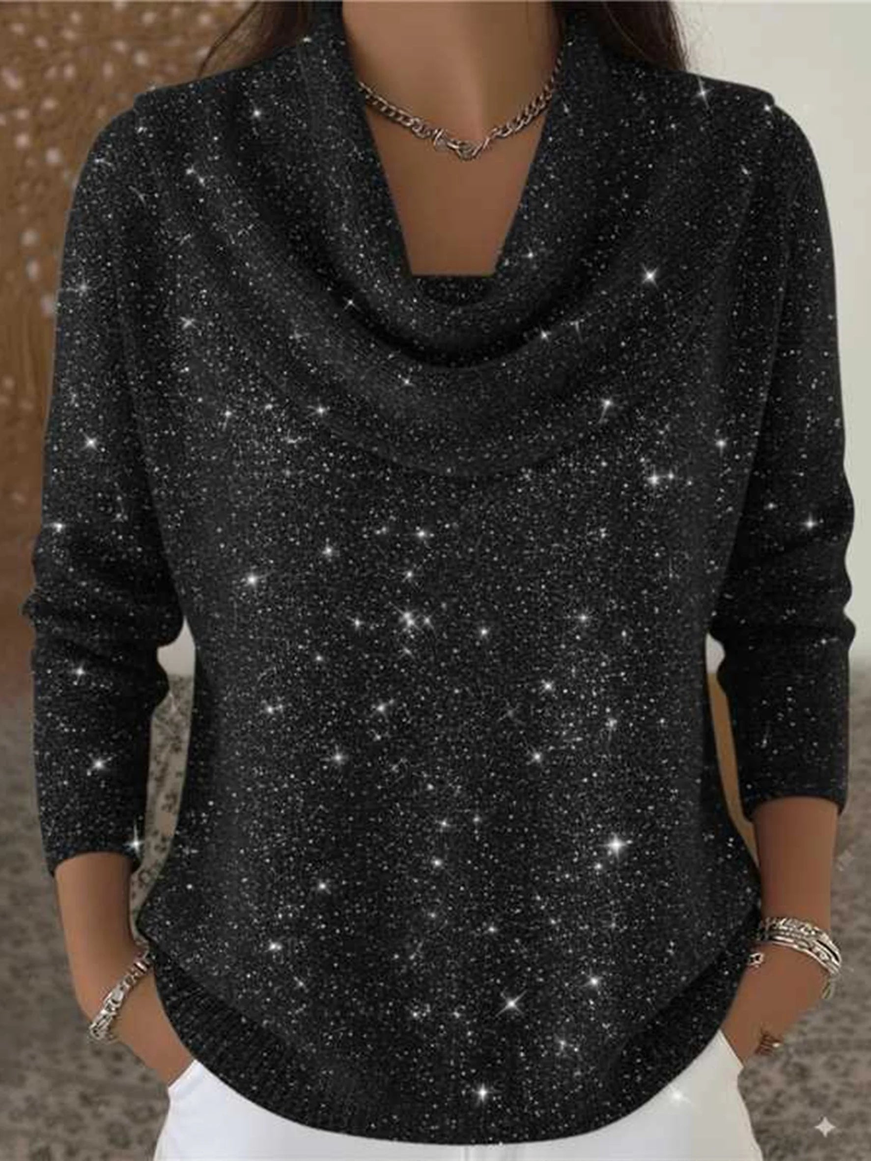 Crew Neck Casual Sweater