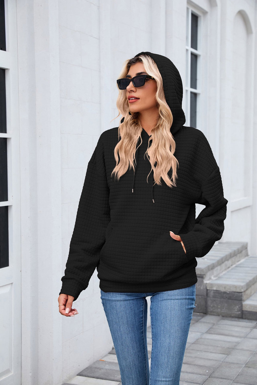 Casual Plain Hoodie
