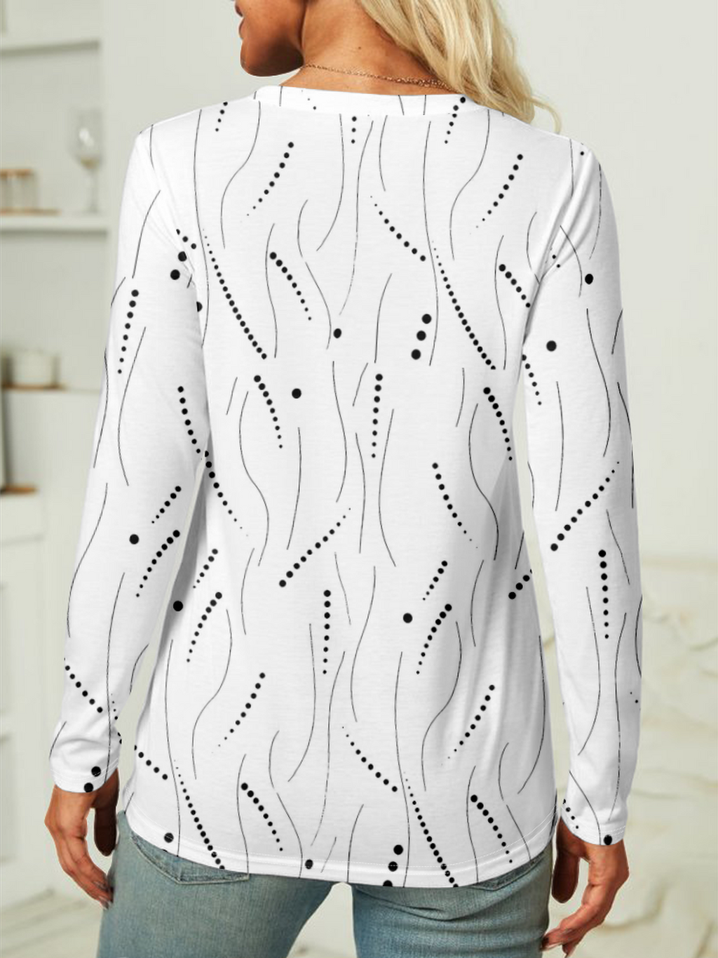 Long Sleeve Round Neck T-Shirt