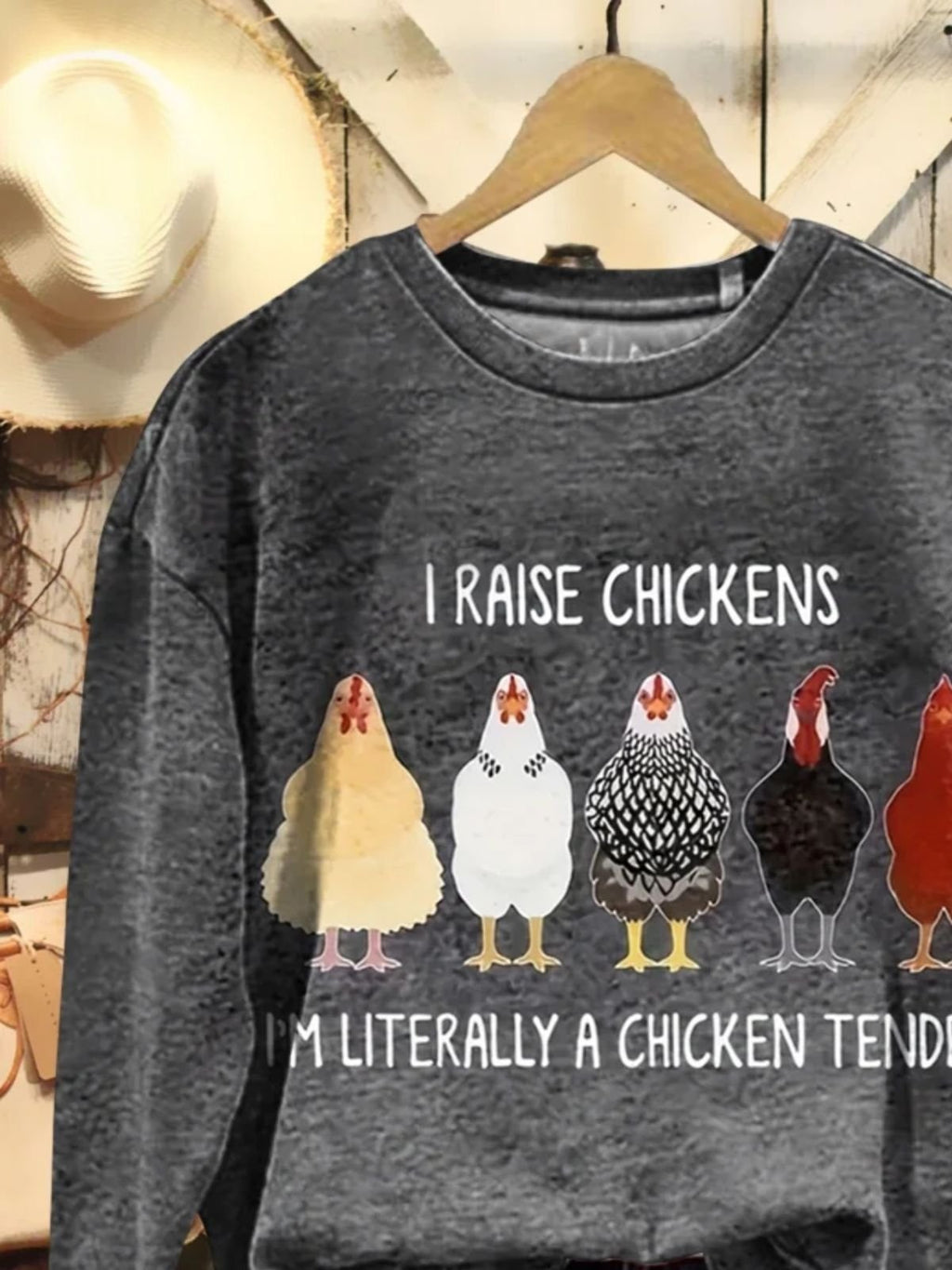 Crew Neck Turkey Casual Regular Fit Sweatshirt