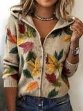 Simple Hoodie Wool/Knitting Cardigan
